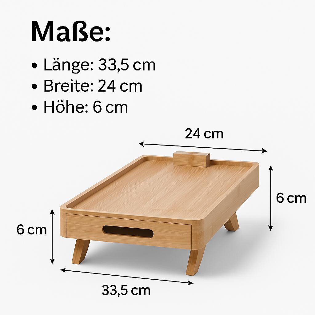 Lounge Tray - Couchtablett aus Bambus