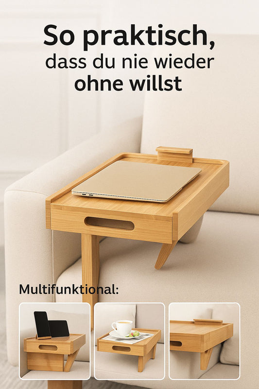 Lounge Tray - Couchtablett aus Bambus