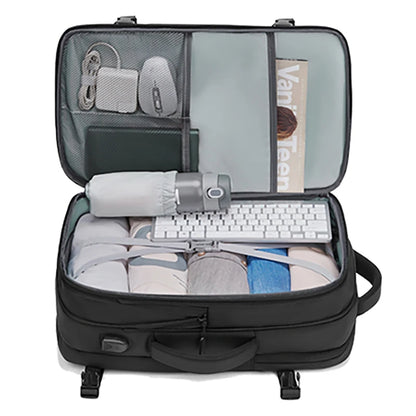 XOKY Großer Reiserucksack Business 17,3-Zoll-Laptop Erweiterbarer Rucksack mit Diebstahlsicherung 2303