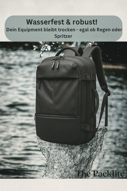 Packlite - Großer Reiserucksack Business 17,3-Zoll-Laptop Erweiterbarer Rucksack mit Diebstahlsicherung